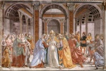 Domenico Ghirlandaio - Peintures - Mariage de Marie