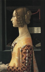 Domenico Ghirlandaio - paintings - Portrait der Giovanna Tornabuoni
