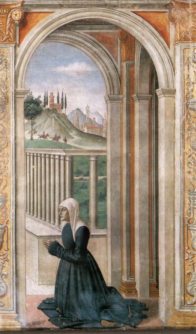 Portrait of the Donor Francesca Pitti Tornabuoni