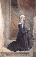 Domenico Ghirlandaio - paintings - Portrait of the Donor Nera Corsi Sassetti