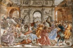 Domenico Ghirlandaio  - Bilder Gemälde - Slaughter of the Innocents