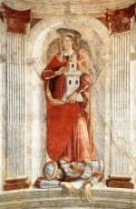 Domenico Ghirlandaio  - Bilder Gemälde - St Barbara