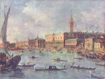 Francesco Guardi - paintings - Dogenpalast in Venedig