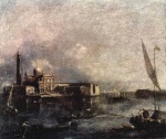 Francesco Guardi - paintings - L Isola di San Giorgio
