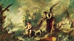 Francesco Guardi - Peintures - Tobias avec l'Archange Raphaël