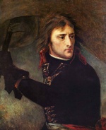 Antoine Jean Gros - Bilder Gem�lde - Bonaparte auf der Bruecke von Arcole