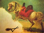 Antoine Jean Gros - Bilder Gem�lde - Das Ross Mustapha Paschas
