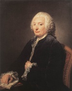 Jean Baptiste Greuze - Bilder Gemälde - Portrait of George Gougenot de Croissy