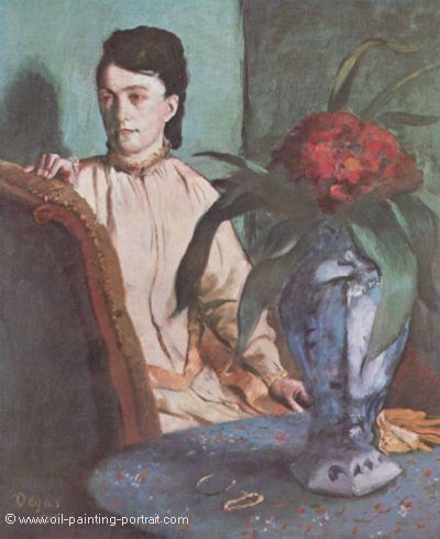 Woman with Porcelain Vase
