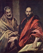El Greco - paintings - Apostel Petrus und Paulus