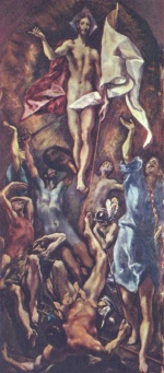 El Greco - Bilder Gemälde - Auferstehung Christi