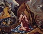 El Greco - Bilder Gemälde - Christus am Ölberg