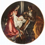 El Greco - paintings - Geburt Christi