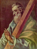 El Greco - paintings - Heiliger Apostel Andreas