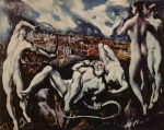 El Greco - Peintures - Laocoon