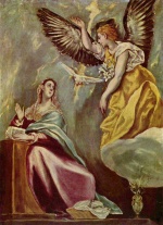 El Greco  - paintings - Verkuendigung