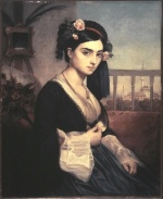 Charles Gleyre - paintings - Oriental Lady