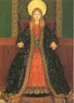 Thomas Cooper Gotch - paintings - The Child Enthroned 2