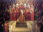 Thomas Cooper Gotch - paintings - The Mother Enthroned