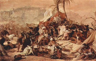 Der siebente Kreuzzug gegeb Jerusalem