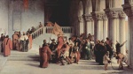 Francesco Hayez - paintings - Die Befreiung Vittor Pisanis aus dem Kerker
