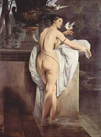 Venus Playing with Two Doves