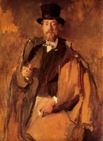 Wilhelm Leibl - paintings - Portrait des Malers Paul von Szinyei Merse