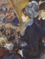 Pierre Auguste Renoir  - Peintures - Au théâtre