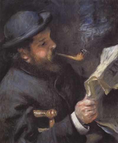 Claude Monet Reading