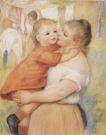 Pierre Auguste Renoir  - paintings - Mother and Child