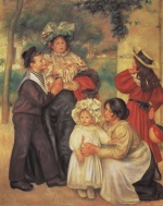 Pierre Auguste Renoir  - Bilder Gemälde - The Artists Family