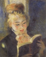 Pierre Auguste Renoir  - paintings - Woman Reading