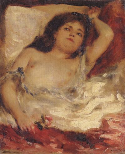 Woman Semi Nude (The Rose)