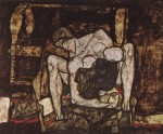 Egon Schiele  - paintings - Blind Mother
