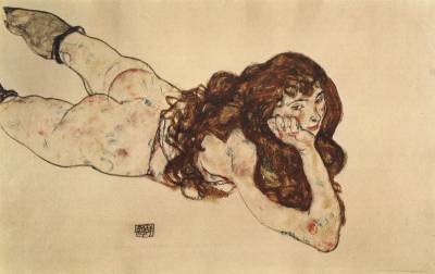 Female Nude Lying on her Stomach
