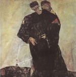 Egon Schiele  - paintings - Hermits