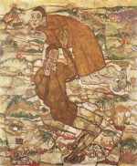 Egon Schiele  - paintings - Levitation