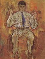 Egon Schiele  - paintings - Portrait of Albert Paris von Guetersloh