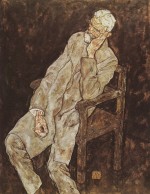 Egon Schiele  - Bilder Gemälde - Portrait of Johann Harms