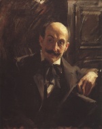 Anders Zorn  - Peintures - Portrait du peintre Max Liebermann