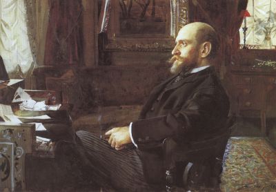 Bildnis des Pariser Bankiers Sir Ernest Cassel