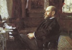 Anders Zorn  - Peintures - Portrait du banquier parisien Sir Ernest Cassel