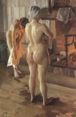Anders Zorn  - paintings - Mutter und Tochter