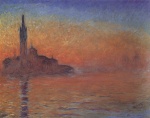 Claude Monet  - Peintures - Soirée à Venise