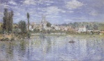 claude monet  - paintings - Ansicht von Vetheuil im Sommer