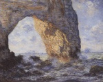 Claude Monet  - Peintures - Rochers de La Manneporte