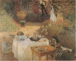 Claude Monet  - paintings - Das Mittagsmahl