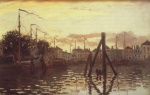 Claude Monet  - Peintures - Le port de Zaandam
