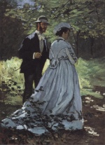 Claude Monet  - paintings - Die Spaziergaenger