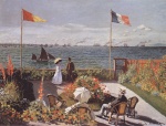 Claude Monet  - Peintures - La terrasse de Sainte Adresse
